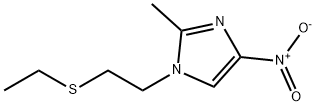 1-[2-(Ethylthio)ethyl]-2-Methyl-4-nitroiMidazole Structural