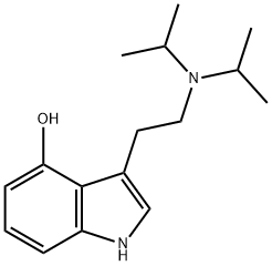 4-Hydroxy-N,N-diisopropyltryptamine Structural