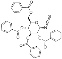 2,3,4,6-TETRA-O-BENZOYL-BETA-D-GLUCOPYRANOSYL ISOTHIOCYANATE Structural