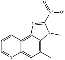 3,4-Dimethyl-2-nitro-3H-imidazo[4,5-F]quinoline Structural