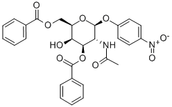 4-Nitrophenyl2-acetamido-2-deoxy-3,6-di-O-benzoyl-b-D-galactopyranoside