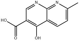 4-hydroxy-7-methyl-1,8-naphthyridine-3-carboxylic acid Structural