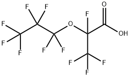 PERFLUORO(2-METHYL-3-OXAHEXANOIC) ACID Structural