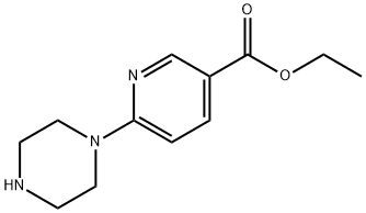 6-(1-Piperazinyl)-3-pyridinecarboxylic acid ethyl ester Structural