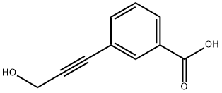 3-(3-HYDROXY-PROP-1-YNYL)-BENZOIC ACID Structural