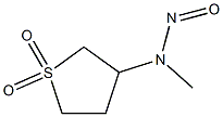 Tetrahydro-N-methyl-N-nitroso-3-thiophenamine 1,1-dioxide Structural