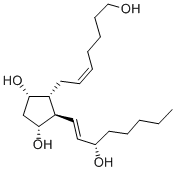 1,9ALPHA, 11ALPHA, 15S-TETRAHYDROXYPROSTA-5Z, 13E-DIENE Structural