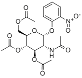 2-Nitrophenyl2-acetamido-3,4,6-tri-O-acetyl-2-deoxy-a-D-glucopyranoside Structural