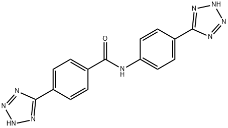 4-(1H-tetrazol-5-yl)-N-(4-(1H-tetrazol-5-yl)phenyl)benzamide Structural