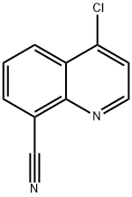 4-CHLORO-8-CYANOQUINOLINE Structural