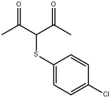 3-[(4-CHLOROPHENYL)THIO]PENTANE-2,4-DIONE