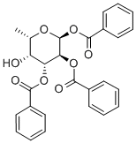 1,2,3-Tri-O-benzoyl-a-L-fucopyranose Structural