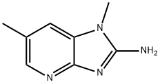 2-Amino-1,6-dimethylimidazo[4,5-b]pyridine Structural