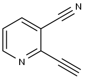 3-Pyridinecarbonitrile, 2-ethynyl- (9CI) Structural