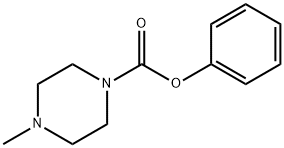 4-METHYL-PIPERAZINE-1-CARBOXYLIC ACID PHENYL ESTER Structural