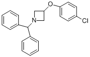 3-(4-CHLOROPHENOXY)-1-(DIPHENYLMETHYL)AZETIDINE Structural