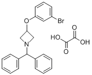 3-(3-BROMOPHENOXY)-1-(DIPHENYLMETHYL)-AZETIDINE OXALATE Structural