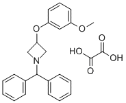 1-(DIPHENYLMETHYL)-3-(3-METHOXYPHENOXY)-AZETIDINE OXALATE Structural