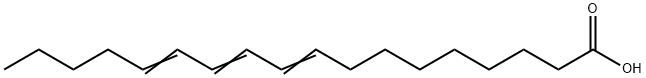 octadeca-9-cis, 11-trans, 13-trans-trienoic acid Structural