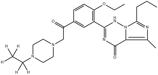 Vardenafil Acetyl-d5 Analogue Structural