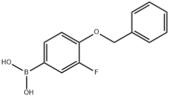 4-(Benzyloxy)-3-fluorophenylboronic acid Structural