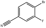 4-Bromo-3-fluorobenzonitrile Structural