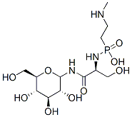 N-methyl-2-aminoethylphosphonylglucosylceramide Structural