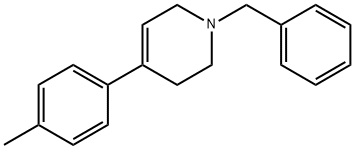 1-Benzyl-4-(4-methylphenyl)tetrahydropyridine Structural