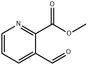 2-Pyridinecarboxylicacid,3-formyl-,methylester(9CI) Structural