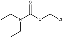 Diethyl-carbaMic Acid ChloroMethyl Ester Structural