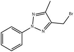 4-(BROMOMETHYL)-5-METHYL-2-PHENYL-2H-1,2,3-TRIAZOLE Structural