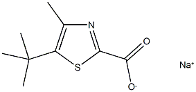 Sodium 5-tert-butyl-4-methyl-1,3-thiazole-2-carboxylate Structural