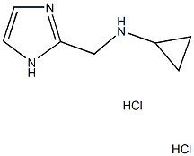 N-(1H-Imidazol-2-ylmethyl)cyclopropanaminedihydrochloride Structural