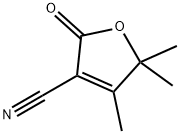 4,5,5-Trimethyl-2-oxo-2,5-dihydro-3-furancarbonitrile Structural