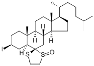 3-beta-Iodo-6,6-ethylene-alpha-sulfinyl-beta-thio-5-alpha-cholestane