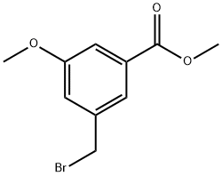 METHYL-3-BROMOMETHYL-5-METHOXYBENZOATE Structural