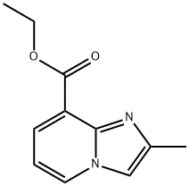 IMidazo[1,2-a]pyridine-8-carboxylic acid, 2-Methyl-, ethyl ester Structural