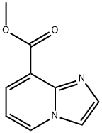 Methyl imidazo[1,2-a]pyridine-8-carboxylate Structural