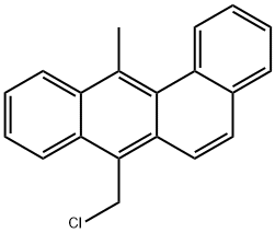 7-chloromethyl-12-methylbenz(a)anthracene Structural