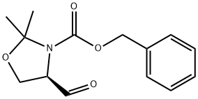 (R)-BENZYL 4-FORMYL-2,2-DIMETHYLOXAZOLIDINE-3-CARBOXYLATE Structural