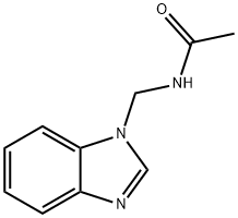 Acetamide, N-(1H-benzimidazol-1-ylmethyl)- (9CI) Structural