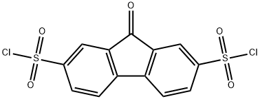 FLUOREN-9-ONE-2,7-DISULFONYL CHLORIDE Structural