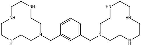 1,1'-[1,3-PHENYLENEBIS-(METHYLENE)]-BIS-(1,4,7,10-TETRAAZACYCLODODECANE) OCTAHYDROCHLORIDE Structural