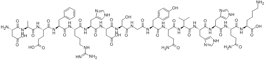 H-ASP-ALA-GLU-PHE-ARG-HIS-ASP-SER-GLY-TYR-GLN-VAL-HIS-HIS-GLN-LYS-OH