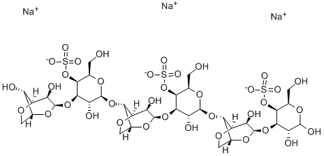 NEOCARRABIOSE-4 1,3,5-TRI-O-SULPHATE (NA+) Structural