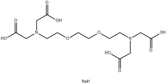 ETHYLENE GLYCOL-BIS(BETA-AMINOETHYL ETHER)-N,N,N',N'-TETRAACETIC ACID TETRASODIUM SALT Structural