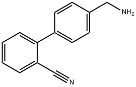 4'-(aminomethyl)biphenyl-2-carbonitrile Structural