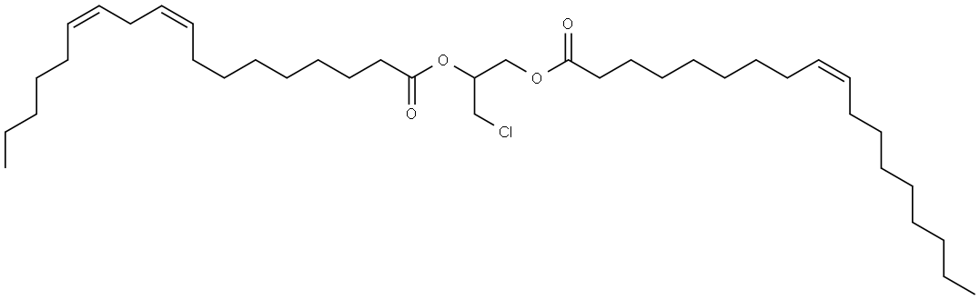 rac 1-Oleoyl-2-linoleoyl-3-chloropropanediol Structural