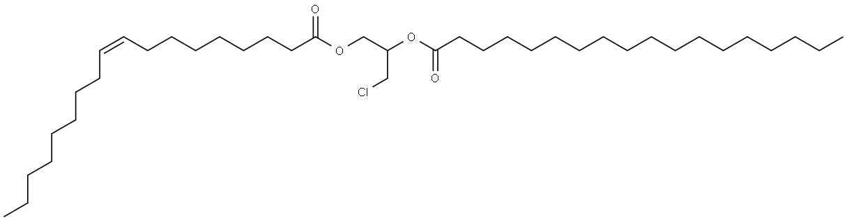 rac 1-Oleoyl-2-stearoyl-3-chloropropanediol Structural