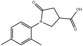 1-(2,4-DIMETHYL-PHENYL)-5-OXO-PYRROLIDINE-3-CARBOXYLIC ACID Structural